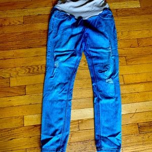 Indigo blue size xl maternity jeans